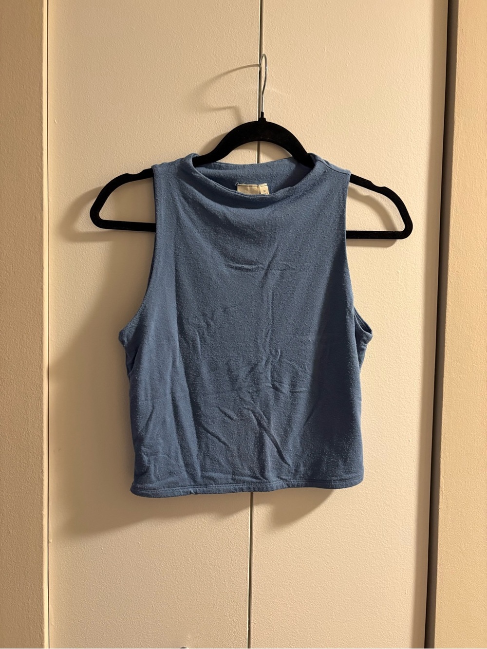 Women's Light Blue Crewneck Tank Top